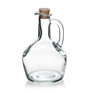 Skleněná karafa s korkem LIORA 400 ml transparentní
