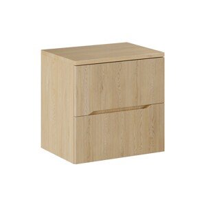 Závěsná skříňka pod umyvadlo Nordic s deskou 60 cm dub cremona