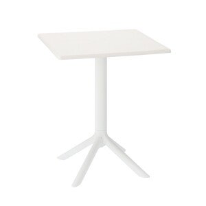 Zahradní stolek Fintro 60 cm bílý