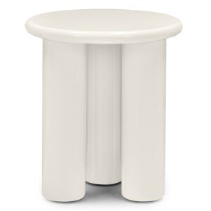 Odkládací stolek Blair 40 cm krémový