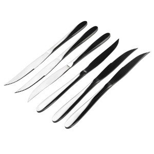 Sada 6 ks steakových nožů ORCHID 23 cm nerezová ocel