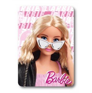 Dětská fleecová deka POLAR BARBIE I 100x140 cm růžová