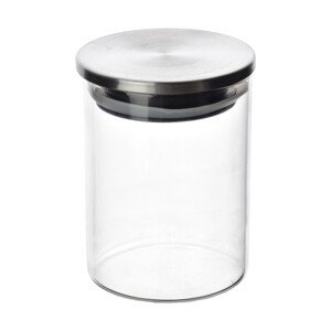 Skleněná kuchyňská dóza MODERN KITCHEN čirá