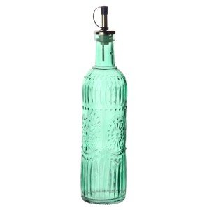 Skleněná láhev na olej ESSENZA 510 ml zelená