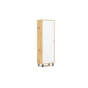 Předsíňová skříň Bilbao 63,4 cm dub artisan/bílá