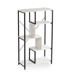 Regál Tim 74 cm bílý/černý