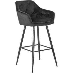 Barová židle Salem 53 cm černá