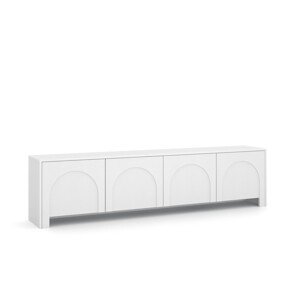 TV stolek Arco 204 cm bílý