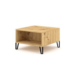 Konferenční stolek Bilbao 60 cm dub artisan/bílý