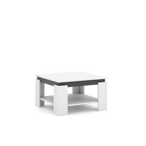 Konferenční stolek Tinto 68 cm bílý/antracit