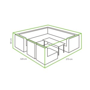 Ochranná plachta na sedaciu súpravu 320x275