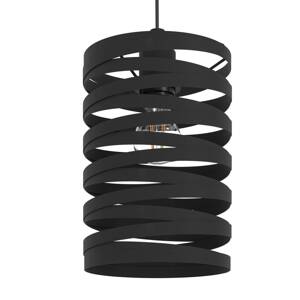 Závesné svietidlo Cremella, dĺžka 94 cm, čierna farba, 3 svetlá, oceľ
