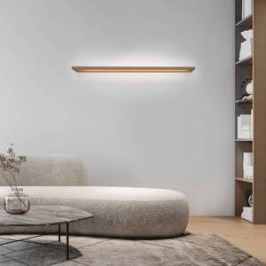 PURE LED nástenné svietidlo Puro bronzová šírka 100 cm hliníkový stmievač