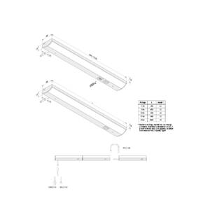 LED vstavané svietidlo ModuLite F, hliník, 120 cm, 4 000 K Alu