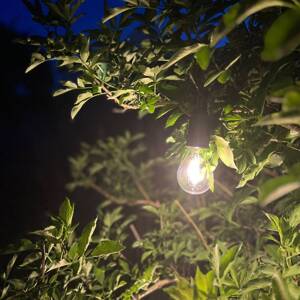 PR Home dobíjacie LED vonkajšie svetlo 2406003, čierne, stmievateľné