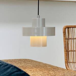 Dyberg Larsen závesná lampa Stoke, sivá, Ø 20 cm, kov