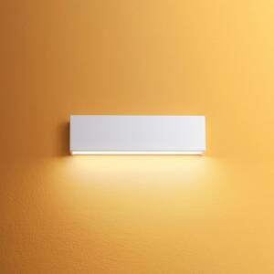 Nástenné svietidlo LED Box W2 bi-emission, W 31,9 cm, biela, 2700 K