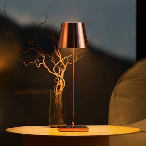 Nuindie LED dobíjacia stolná lampa, USB-C, IP54, stmievateľná