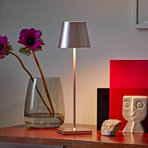 Nuindie LED dobíjacia stolná lampa, USB-C, IP54, stmievateľná