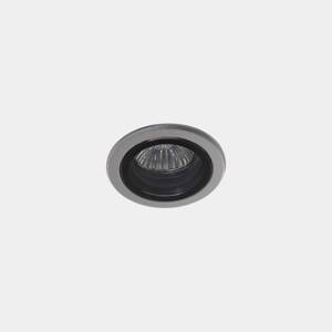 LEDS-C4 Bob vonkajšie zapustené bodové svietidlo, sivé, Ø 7,5 cm, hliník