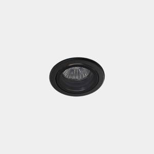 LEDS-C4 Bob vonkajšie vstavané reflektory, čierne, Ø 7,5 cm, hliník