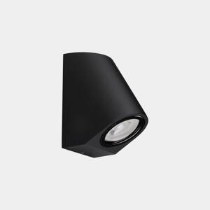 LEDS-C4 Bob Šikmé vonkajšie nástenné svietidlo, čierne, šírka 7 cm