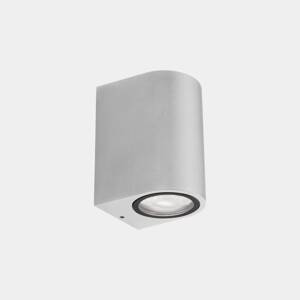 LEDS-C4 Vonkajšie nástenné svietidlo Bob Single, biele, šírka 7 cm, hliník