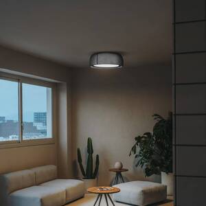 LEDS-C4 LED stropné svietidlo Gong, sivé, 3 000 K, Ø 61,2 cm