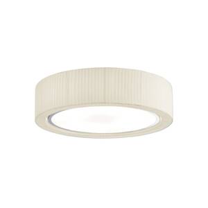 Stropné svietidlo Bover LED Urban, strieborná/krémová farba, Ø 60 cm