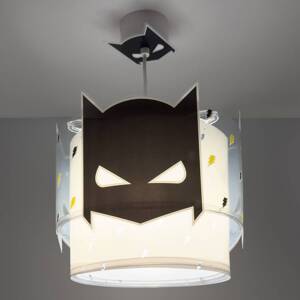 Závesné svetlo Dalber Dark Hero, biela/čierna, Ø 26 cm