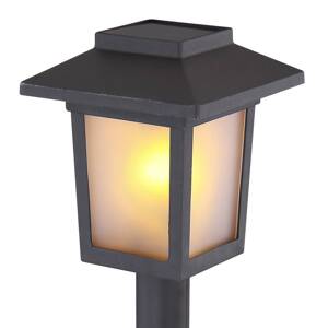 LED solárne zemné svetlo 33577-3, čierne, plast, 3 kusy
