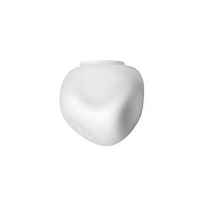 Foscarini Hoba Midi stropné svietidlo, Ø 19 cm, biele, sklo
