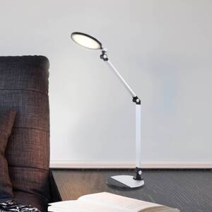 Konsti LED stolová lampa, výška 90 cm, čierna/strieborná farba, CCT