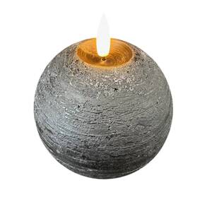 STERNTALER LED sviečka, čierna, výška 11 cm guľa batéria