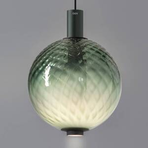 OLEV LED závesné svietidlo BEAM STICK NUANCE BALLOTON, zelené Ø 20 cm 927