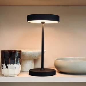 Dyberg Larsen Stolová LED lampa Starlight, čierna, výška 26 cm