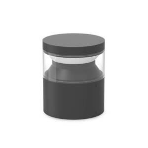 Ideal Lux LED podlahová lampa Boeing, čierna, výška 15 cm