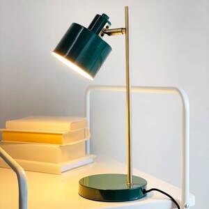 Dyberg Larsen Stolová lampa Ocean, tmavo zelená, výška 43 cm