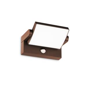 Ideal Lux LED vonkajšie nástenné svietidlo Swipe Sensor, káva, IP54
