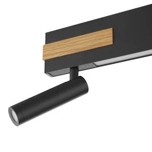 LED stropné bodové svetlá Streamline, dĺžka 60 cm, čierne, 2-pl.