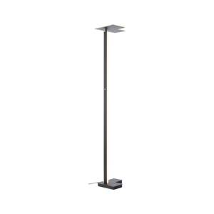 LED stojacia lampa Mora, antracitová, výška 178 cm, kov