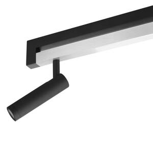 LED stropné bodové svetlá Pulse, čierne, 100 cm, kovové