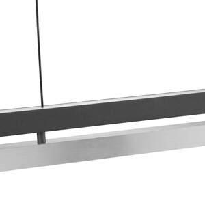 LED závesné svietidlo Pulse, dĺžka 120 cm, čierne, kovové